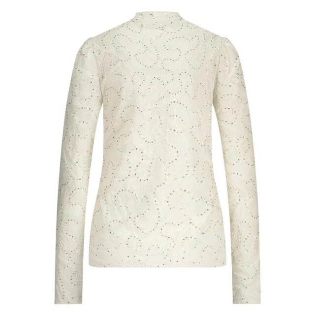 Nukus Nkf01002 17 puck top leaf paillet off white NKF01002  17 large