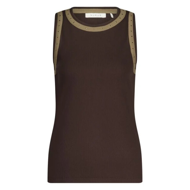 Nukus Nkf06002 268 nice singlet studs dark chocolate NKF06002  268 large