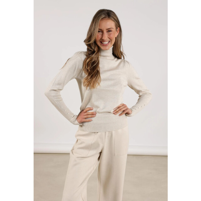 Nukus Nkf03005 9 sylvia pullover lurex sand NKF03005  9 large