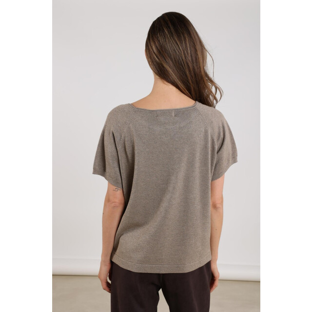 Nukus Nks01085 49 anita top lurex light fango NKS01085  49 large