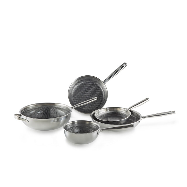 Habonne Hybrid rvs triply koekenpan pfas vrij 28cm 4268 large