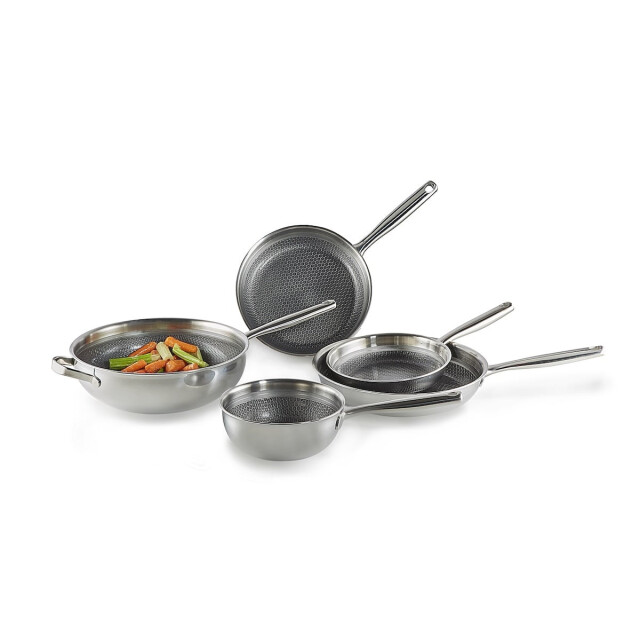 Habonne Hybrid rvs triply koekenpan pfas vrij 24 cm 4264 large