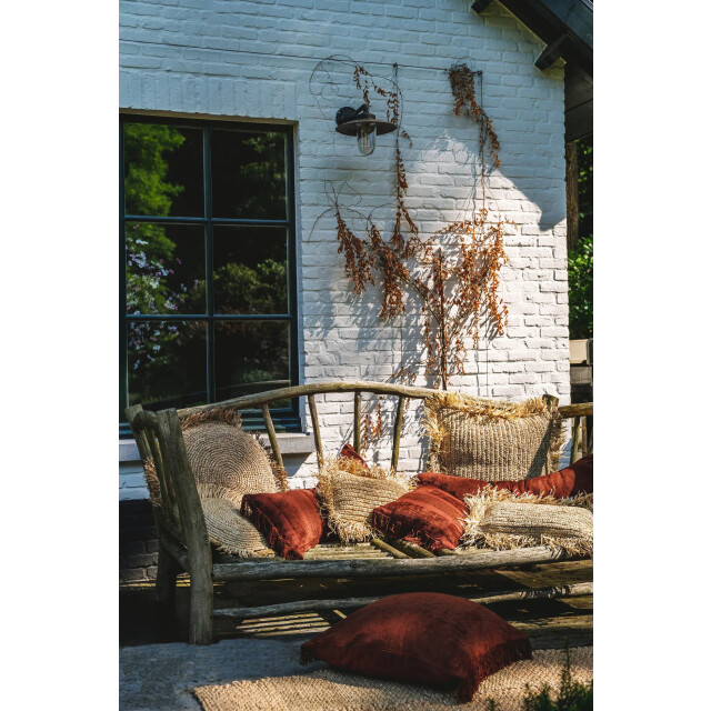 Bazar Bizar The oh my gee cushion cover burgundy velvet 35x100 INIE001BuV-35x100 large