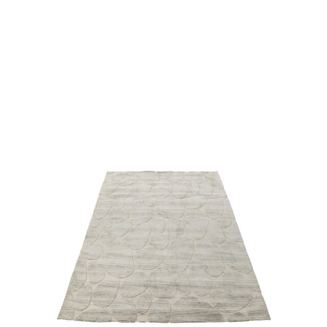 J-Line Rug stone pattern polyester grey blue 56346 large