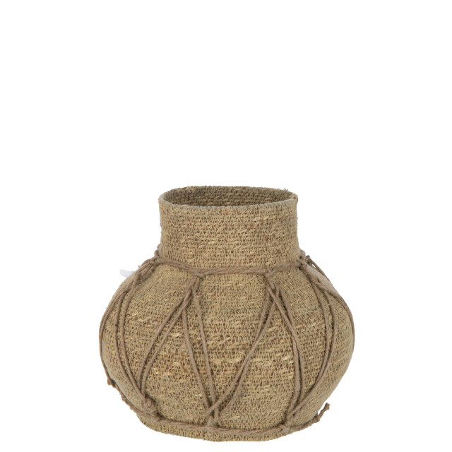J-Line Pot marie seagrass natural 31067 large