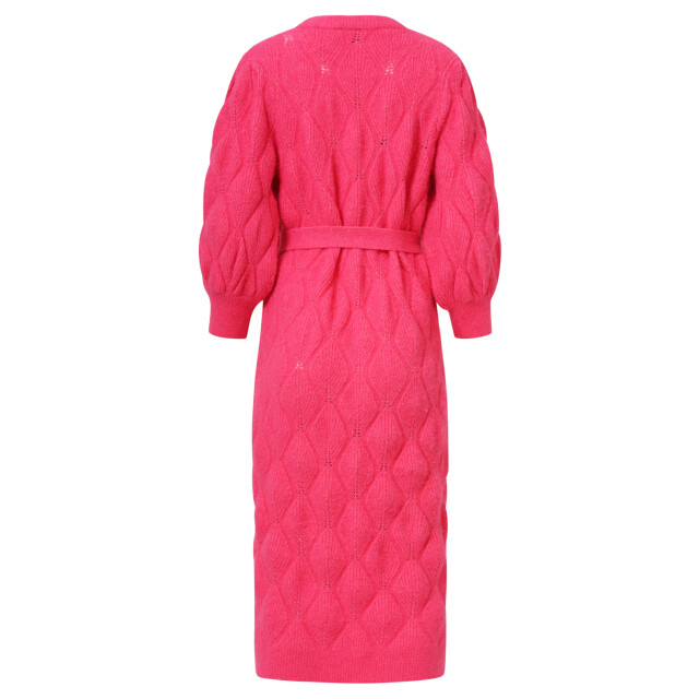 Smashed Lemon Damesgebreide midi jurk | 25501-435-XXL large