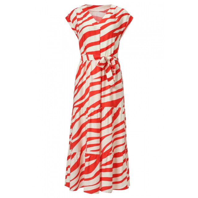 Smashed Lemon 35155 jurk sand-red 35155 large