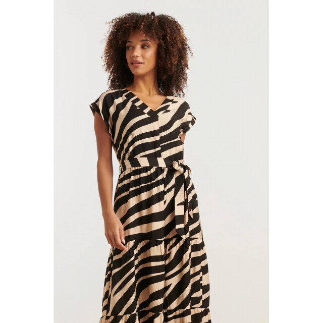Smashed Lemon 35155 jurk black-sand 35155 large