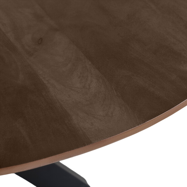 QUVIO Eettafel sofia – rond – Ø120 – kruispoot – 3265063 large