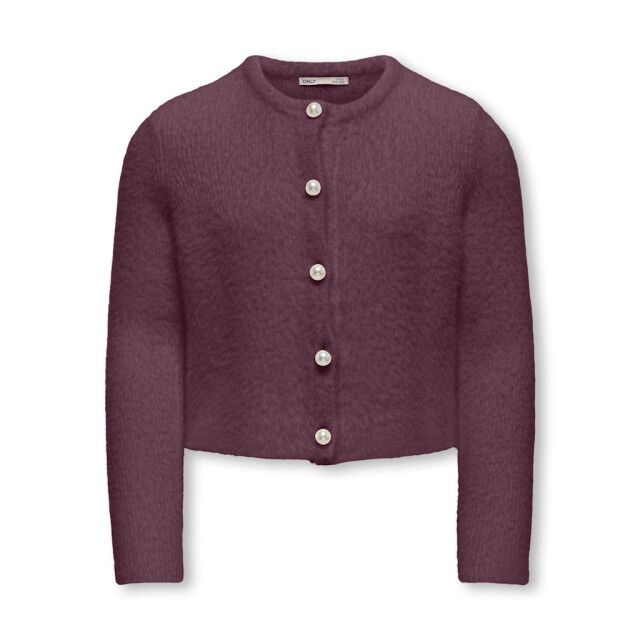 Only Kogpiumo petra pearl o-neck car knt noos bordeaux 2249.47.0012 large