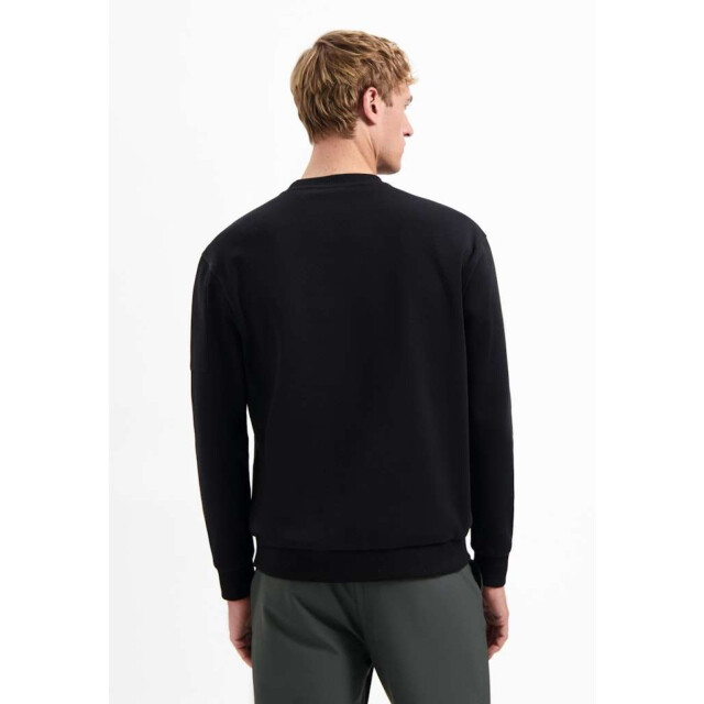 No Excess Sweater crewneck brushed inside black 29130857-020 large