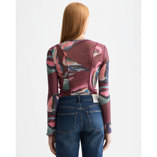 Scotch & Soda Top lange mouw u9b00886t Scotch & Soda Top lange mouw U9B00886T large