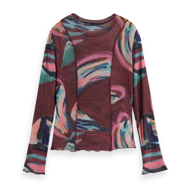 Scotch & Soda Top lange mouw u9b00886t Scotch & Soda Top lange mouw U9B00886T large