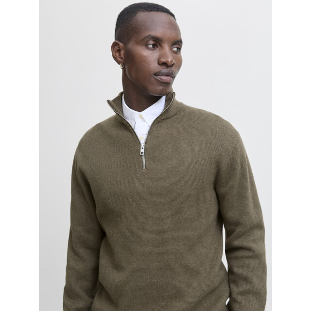 Jack & Jones jprblamilano stitch knit half zip s 12259664 gray 05711.938.0019 large