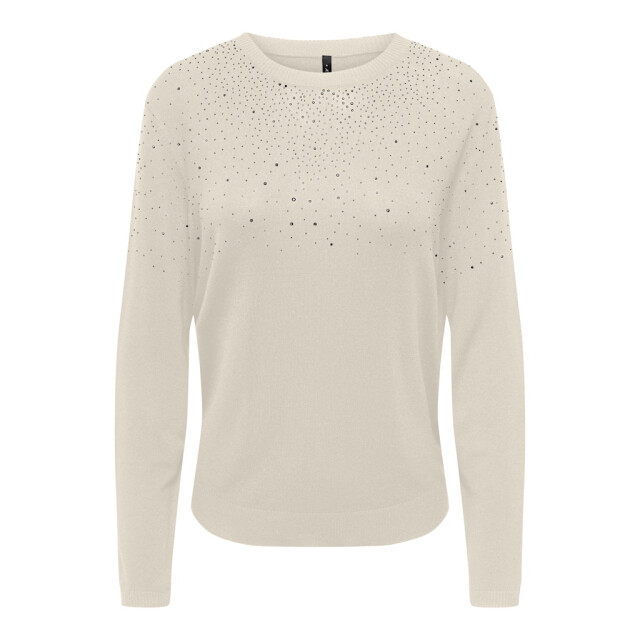 Only Onlanabella ls bling o-neck knt ecru dessin 4219.08.0023 large