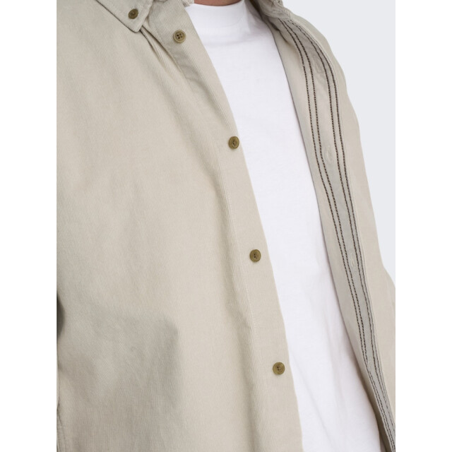 Only & Sons onsmichael 18w reg cord stretch ls 22029764 silver lining 05631.915.0005 large