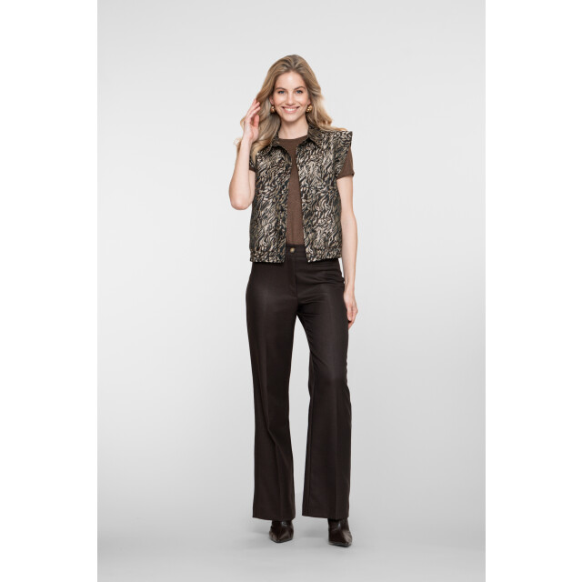 Geisha gilet animal print 55715-20 999 /brown 06226.991.0132 large