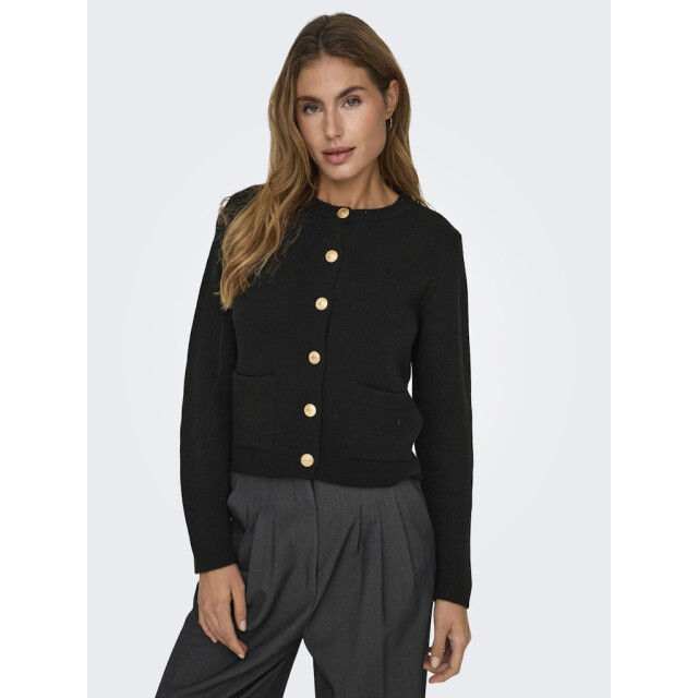 Jacqueline de Yong kim l/s o-neck button cardigan k 15341309 - 06741.991.0025 large