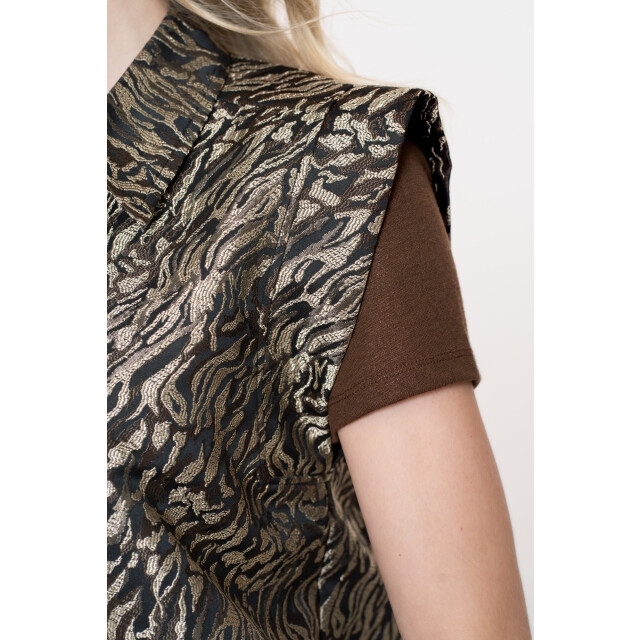 Geisha gilet animal print 55715-20 999 /brown 06226.991.0132 large