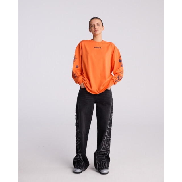 Stieglitz xavi skate longsleeve w2502027 020 orange 06012.540.0006 large