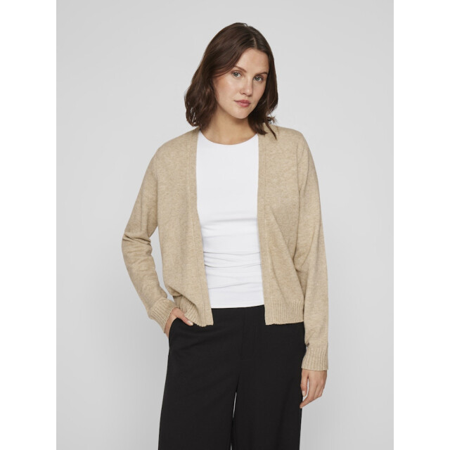 Vila viril short l/s knit cardigan-noos 14060800 natural melange 06741.172.0011 large