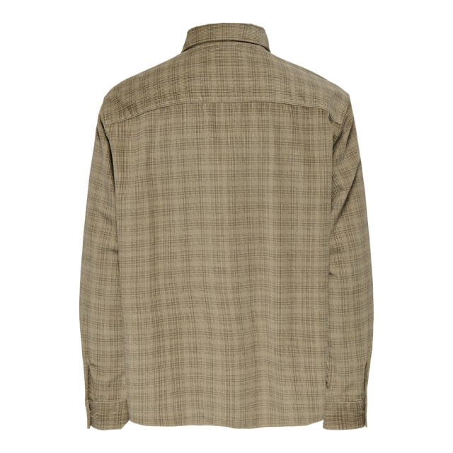 Only & Sons onswaleed corduroy overshirt 0345 22034467 chinchilla 05633.840.0093 large