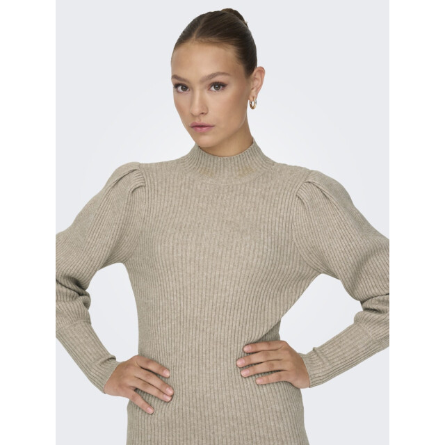 Only onlkatia l/s dress knt noos 15232502 mocha meringue 06313.881.0002 large