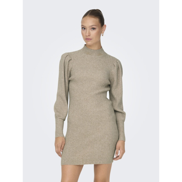Only onlkatia l/s dress knt noos 15232502 mocha meringue 06313.881.0002 large