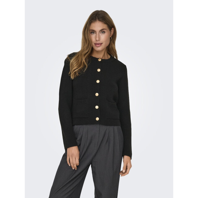 Jacqueline de Yong kim l/s o-neck button cardigan k 15341309 - 06741.991.0025 large