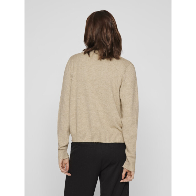 Vila viril short l/s knit cardigan-noos 14060800 natural melange 06741.172.0011 large