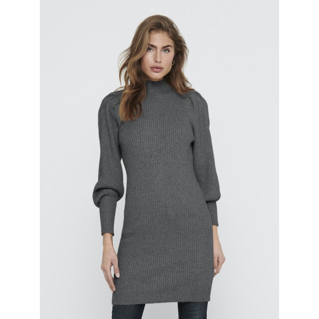 Only onlkatia l/s dress knt noos 15232502 dark grey melange 06313.970.0001 large