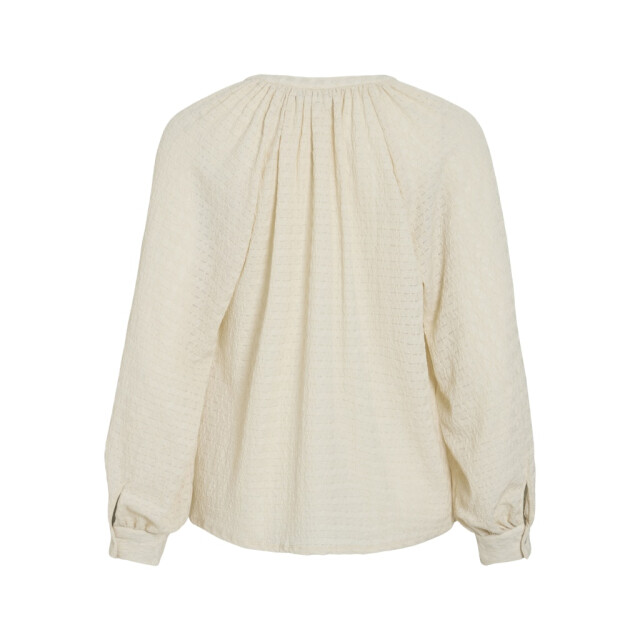 Vila vibabera v-neck l/s shirt 14110148 birch 06615.198.0147 large