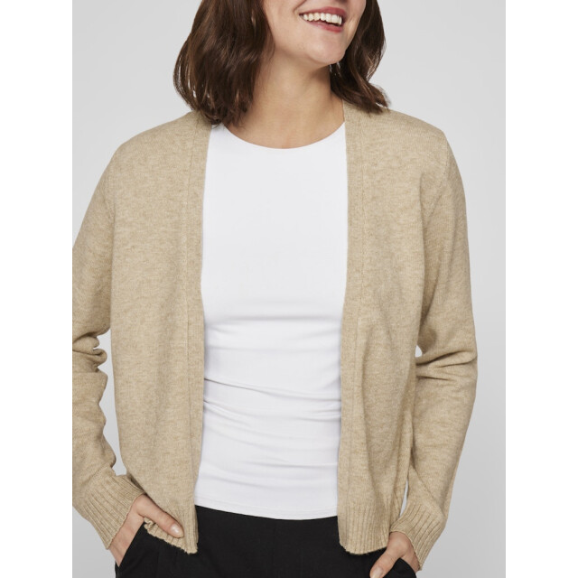 Vila viril short l/s knit cardigan-noos 14060800 natural melange 06741.172.0011 large
