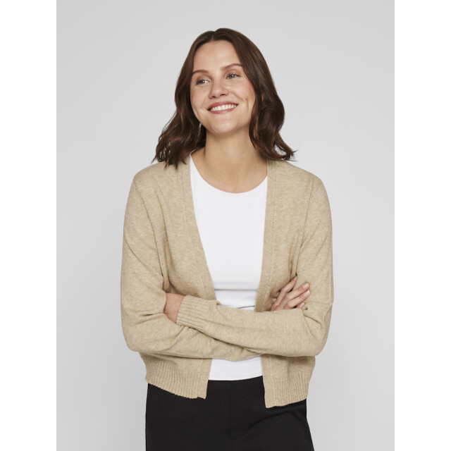Vila viril short l/s knit cardigan-noos 14060800 natural melange 06741.172.0011 large