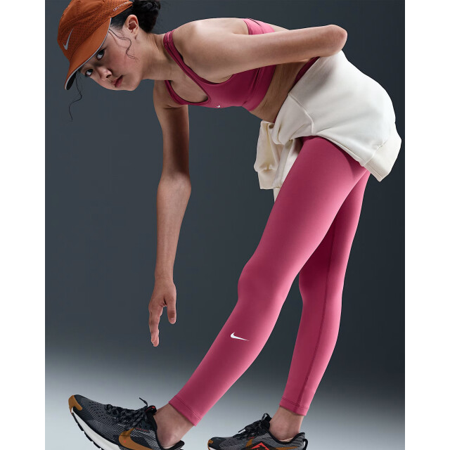 Nike one big kids' (girls') dri-fit tights lange trainingslegging meisjes - 071951_600-L large