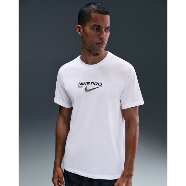 Nike m nk df tee pro training training t-shirt korte mouw heren - 071955_100-L large
