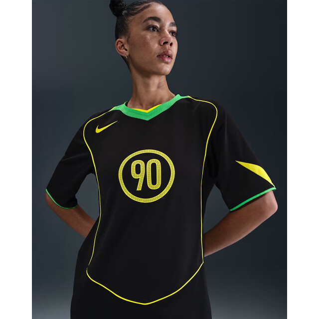 Nike total90 men's dri-fit soccer jersey ss t-shirt voetbal train km here - 072018_990-L large