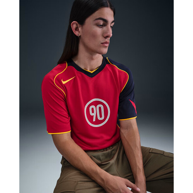 Nike total90 men's dri-fit soccer jersey ss t-shirt voetbal train km here - 072019_600-L large