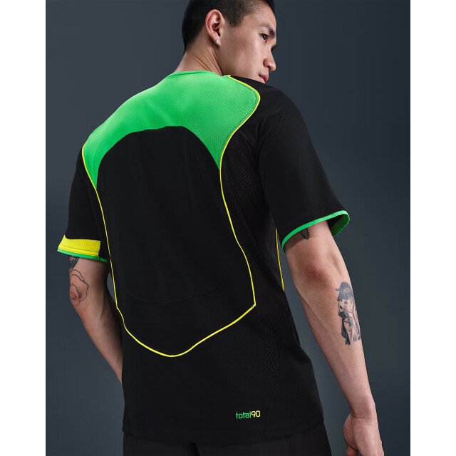 Nike total90 men's dri-fit soccer jersey ss t-shirt voetbal train km here - 072018_990-L large