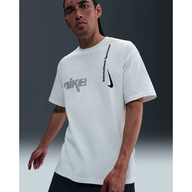 Nike u nsw tee m90 swoosh sport sport t-shirt korte mouw heren - 072042_105-L large