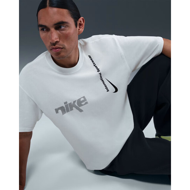 Nike u nsw tee m90 swoosh sport sport t-shirt korte mouw heren - 072042_105-L large