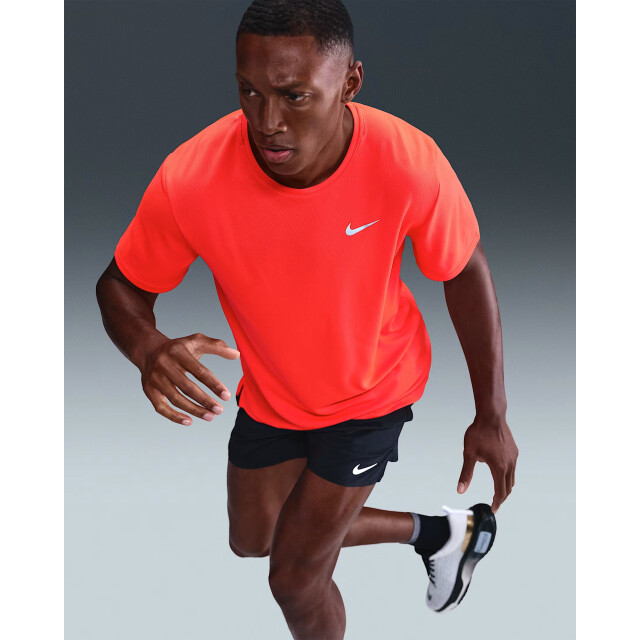 Nike miler men's dri-fit uv ss t-shirt hardloop t-shirt korte mouw zomer heren - 072074_600-XL large