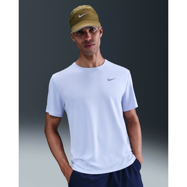 Nike miler men's dri-fit uv ss t-shirt hardloop t-shirt korte mouw zomer heren - 072073_930-L large