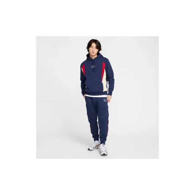 Nike m nsw sw air po hoody flc bb hoodie heren - 068978_200-M large