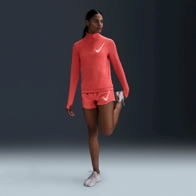 Nike swoosh women's 1/2-zip running tank top running dames - 069037_470-XL large