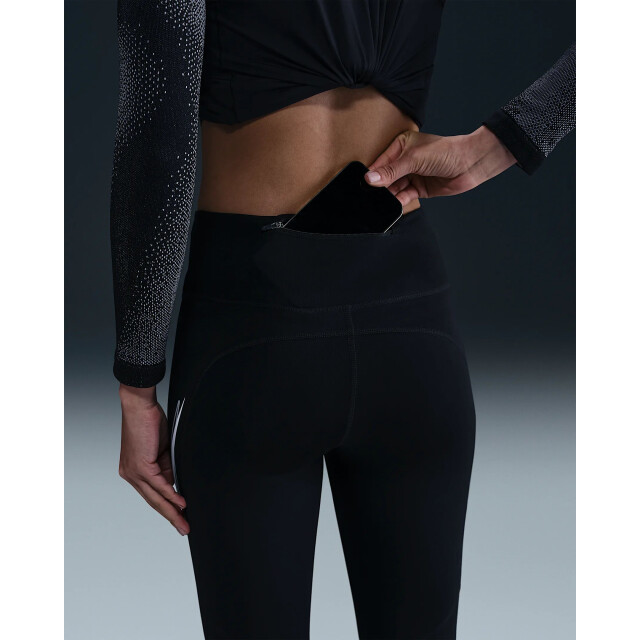 Nike w nk fast df mr 7/8 tgt sw hardloop legging 7/8 dames - 069039_990-L large