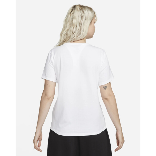 Nike sportswear club essentials wom sport t-shirt korte mouw dames - 069056_100-L large