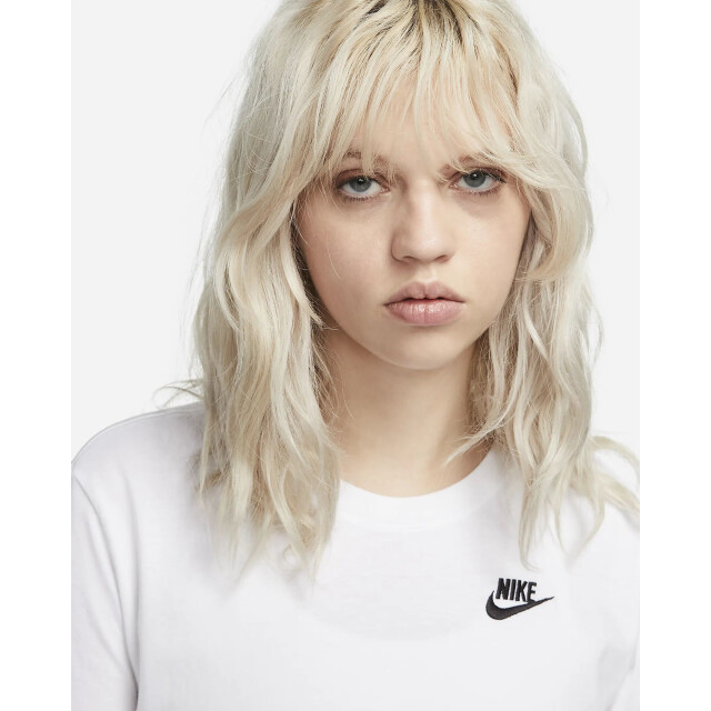 Nike sportswear club essentials wom sport t-shirt korte mouw dames - 069056_100-L large
