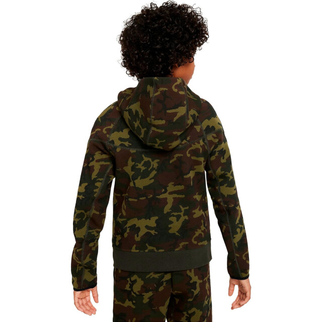 Nike tech fleece big kids' (boys') hoodie jongens - 069918_990-L large