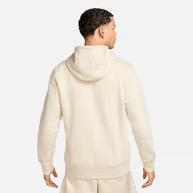 Nike club men's fleece hoodie sport t-shirt korte mouw heren - 068973_800-S large